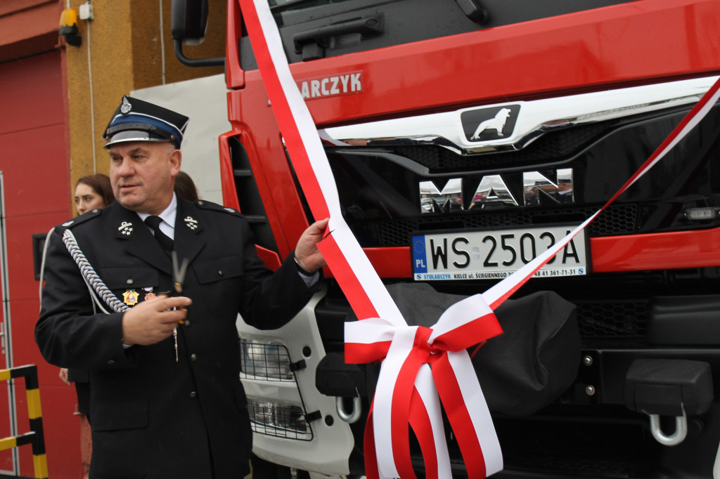 Nowy wóz OSP Pruszyn