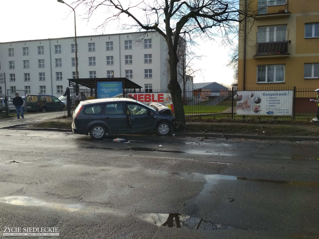 Dramatyczny wypadek na ulicy Sokołowskiej