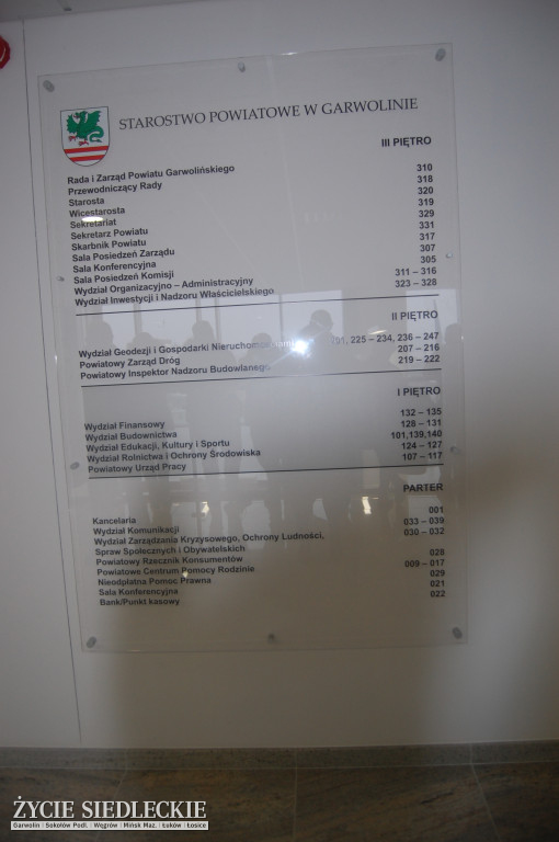 Garwolińskie starostwo zmienia adres