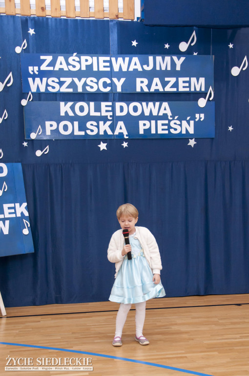 Zaśpiewali razem kolędową pieśń