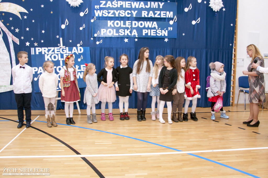 Zaśpiewali razem kolędową pieśń