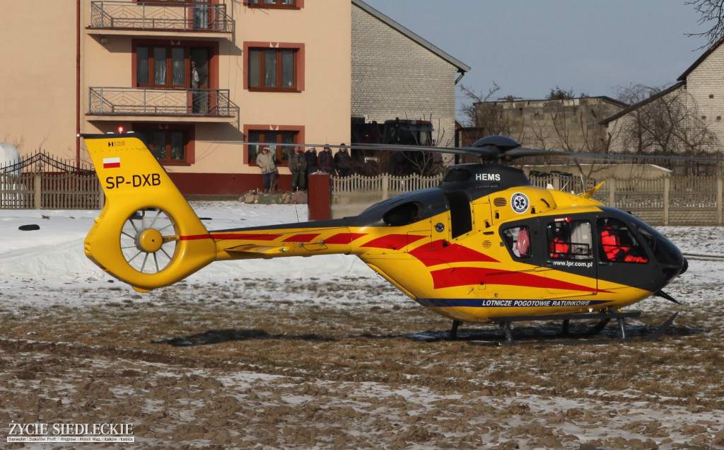 Wypadek citroena w Głuchowie