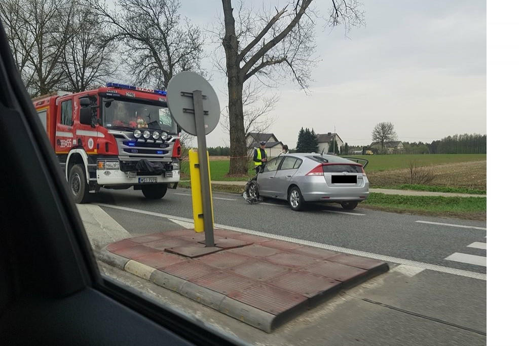 Wypadek na drodze krajowej nr 2