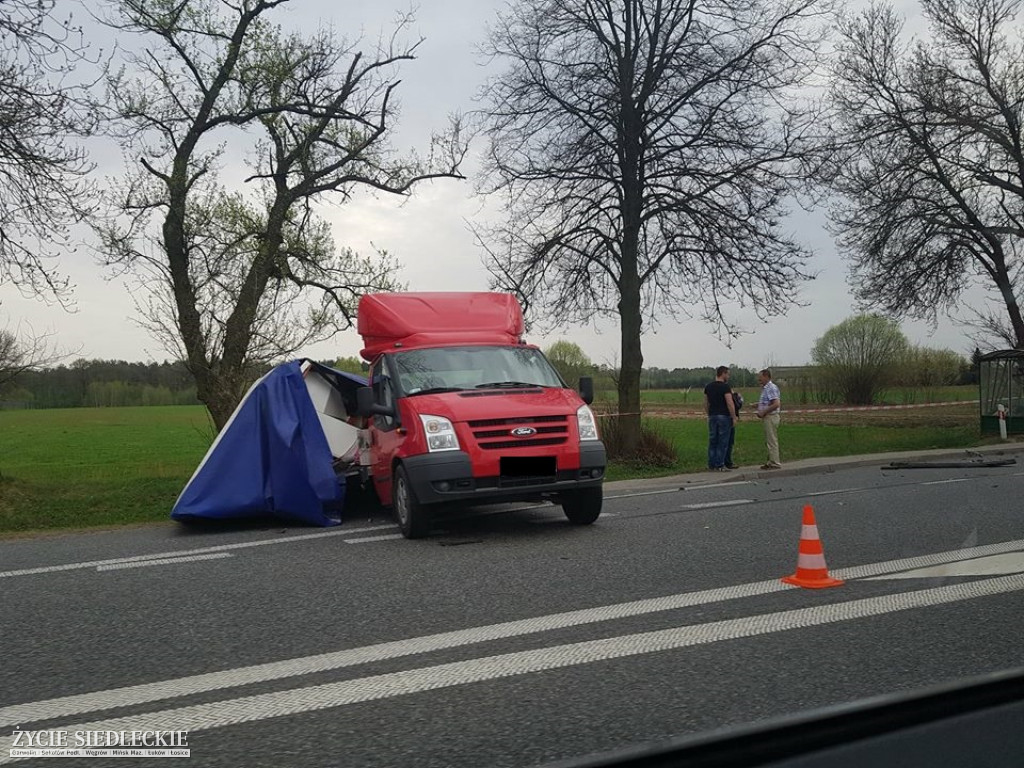 Wypadek na drodze krajowej nr 2