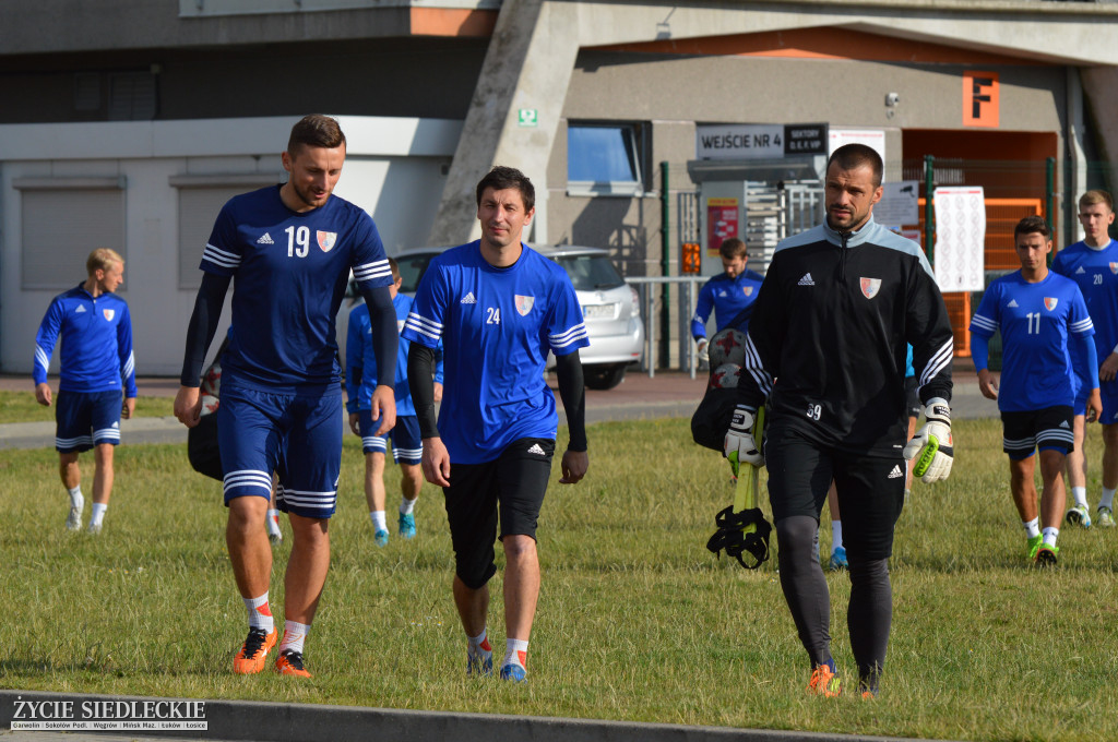 Pierwszy trening Pogoni