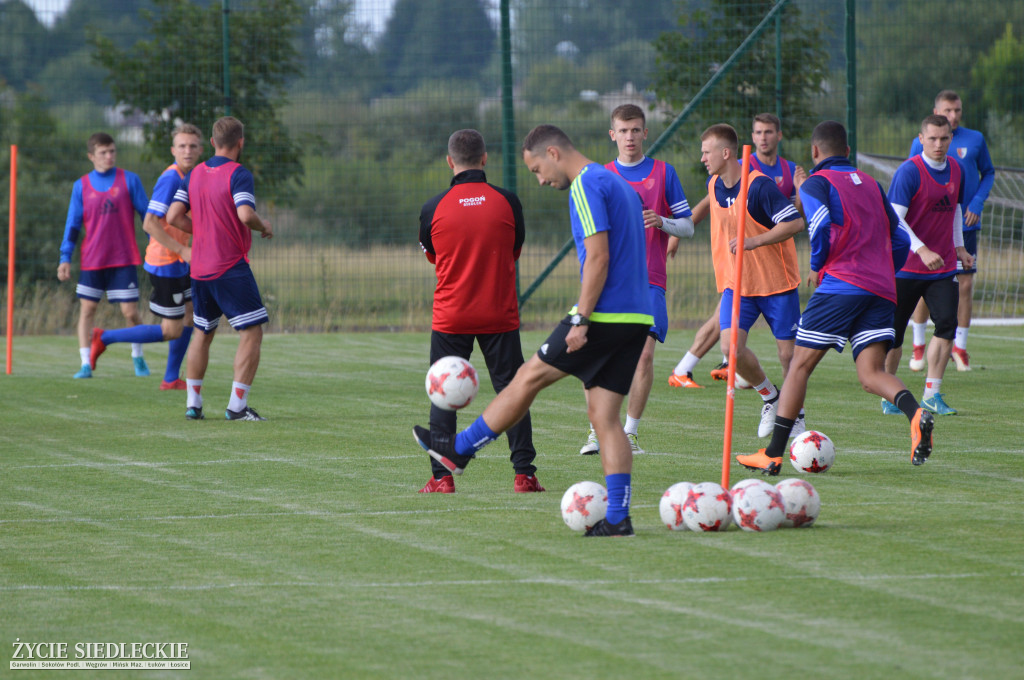 Pierwszy trening Pogoni