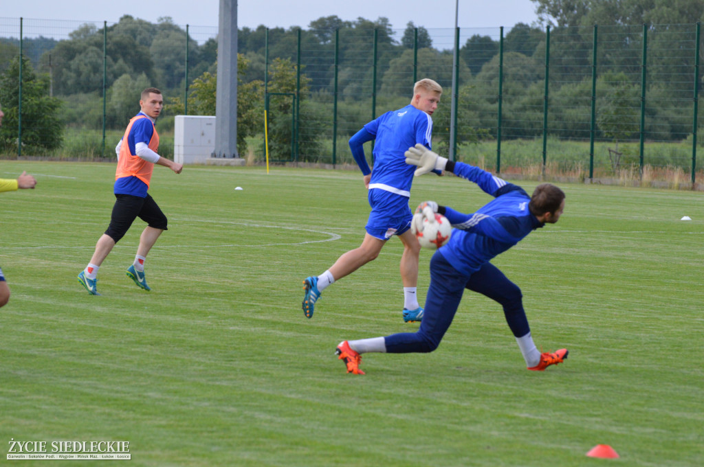 Pierwszy trening Pogoni