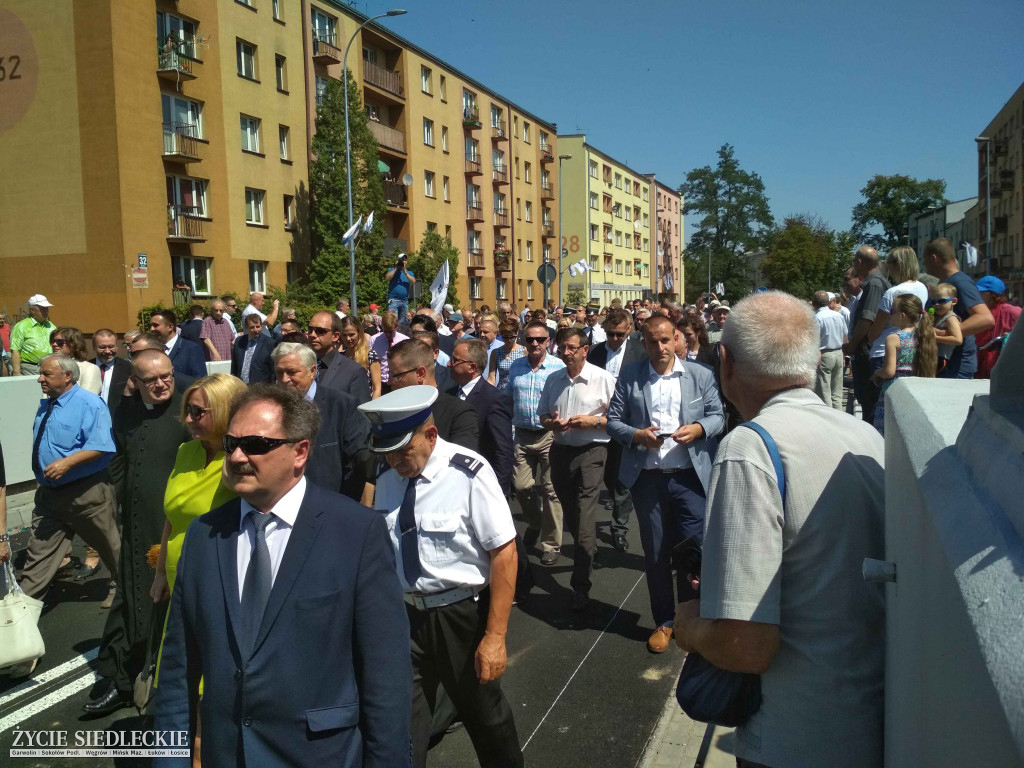 Otwarcie tunelu w Siedlcach