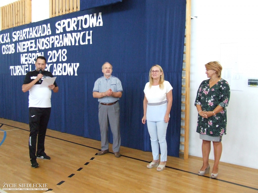 Spartakiada Osób Niepełnosprawnych w Węgrowie