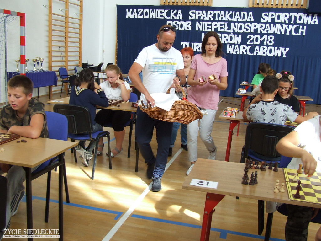 Spartakiada Osób Niepełnosprawnych w Węgrowie