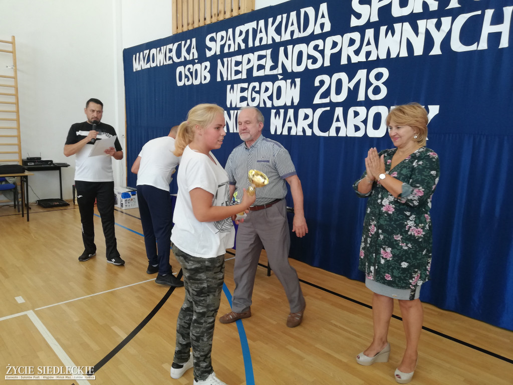 Spartakiada Osób Niepełnosprawnych w Węgrowie