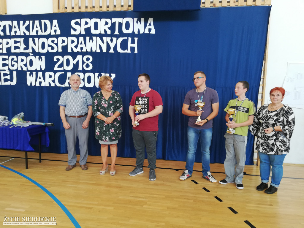 Spartakiada Osób Niepełnosprawnych w Węgrowie
