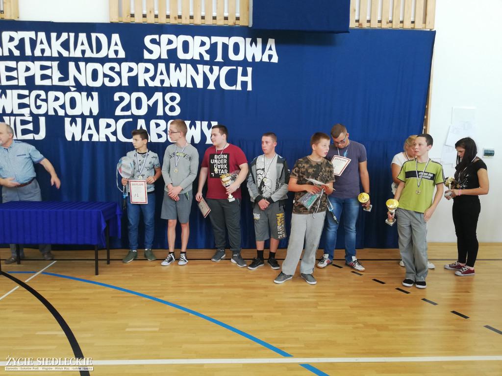 Spartakiada Osób Niepełnosprawnych w Węgrowie