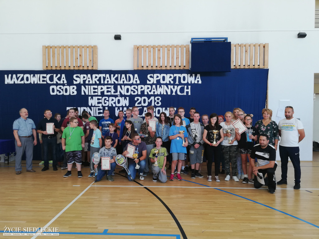 Spartakiada Osób Niepełnosprawnych w Węgrowie