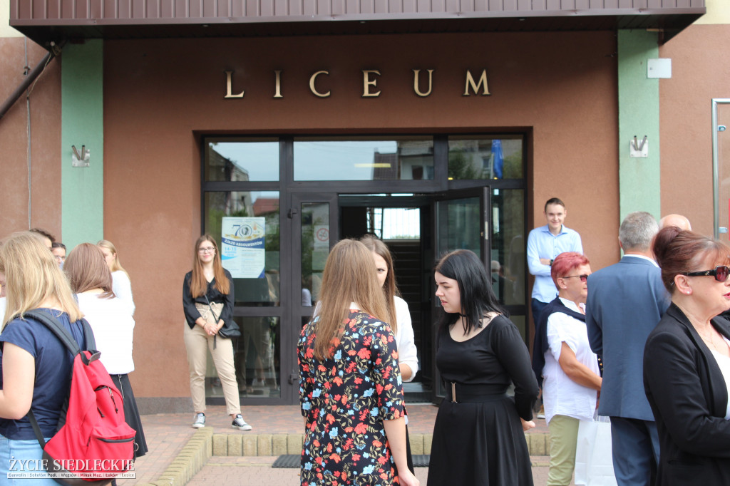 I Liceum w Sokołowie Podlaskim ma 70 lat