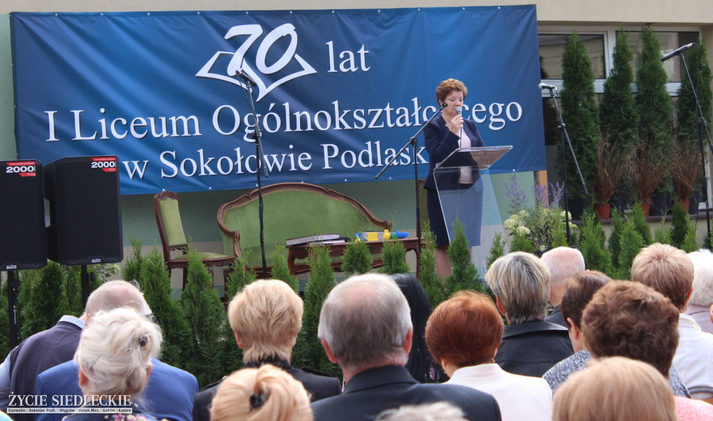 I Liceum w Sokołowie Podlaskim ma 70 lat