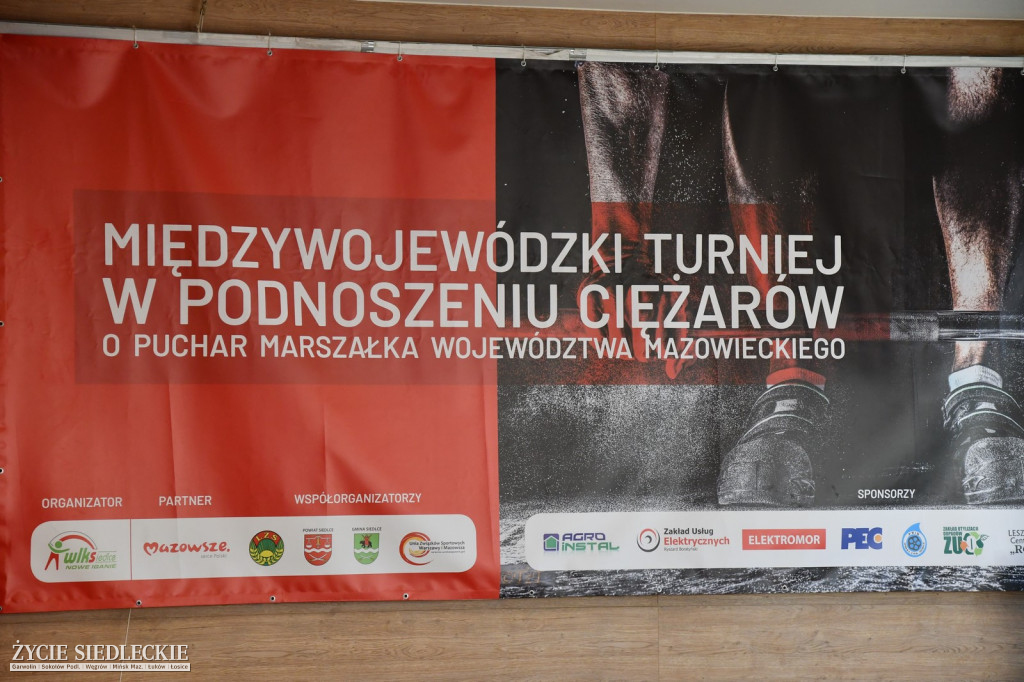 Międzywojewódzki turniej ciężarowców