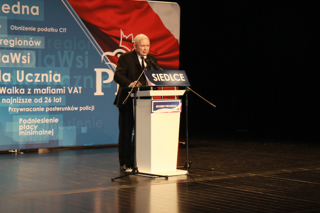 Jarosław Kaczyński gościł w Siedlcach