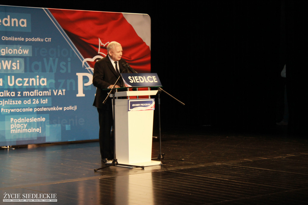 Jarosław Kaczyński gościł w Siedlcach