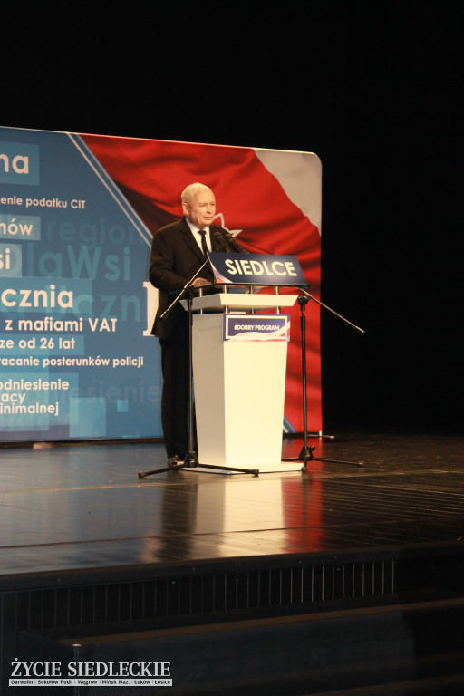 Jarosław Kaczyński gościł w Siedlcach