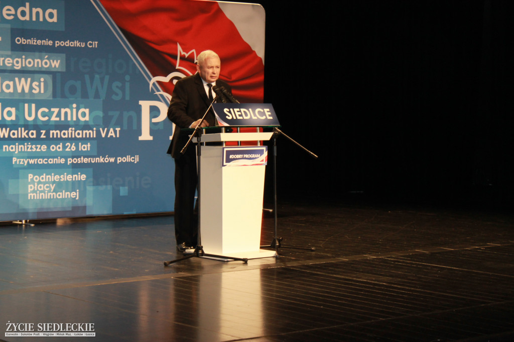 Jarosław Kaczyński gościł w Siedlcach