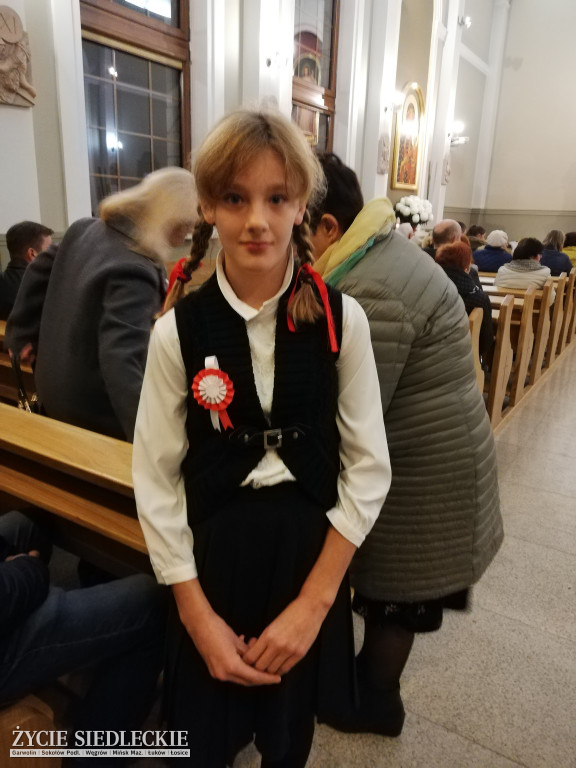 Patriotyczne obchody w parafii św. Ojca Pio w Węgrowie