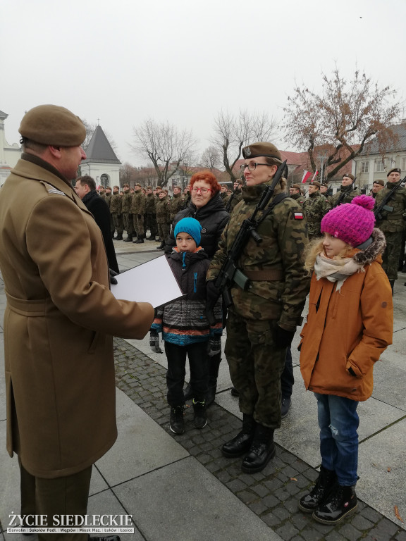Żołnierze WOT zaprzysiężeni