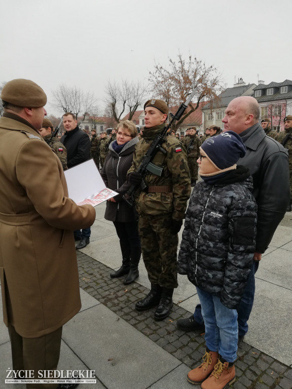 Żołnierze WOT zaprzysiężeni