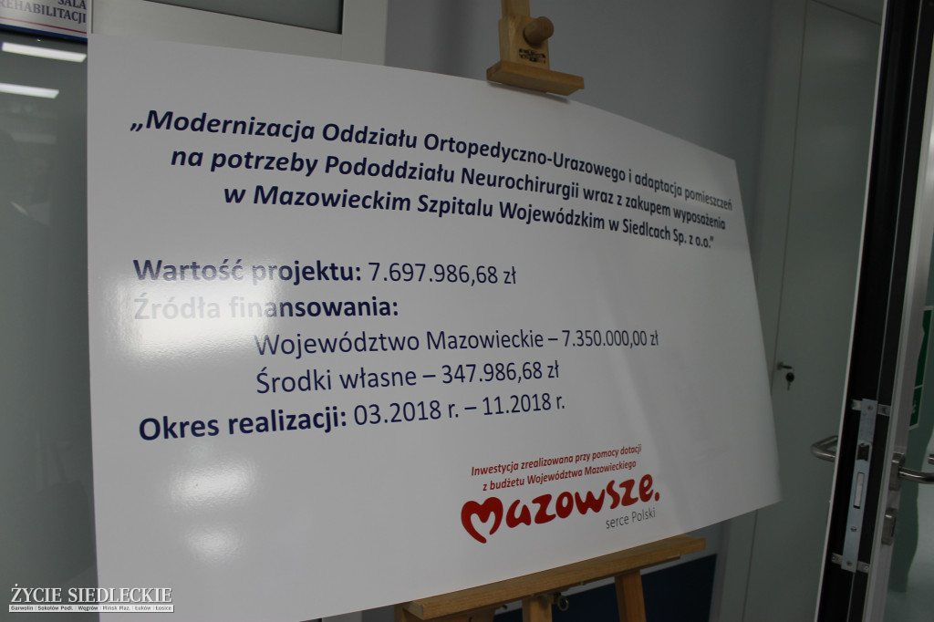 Otwarcie Oddziału Ortopedyczno–Urazowego