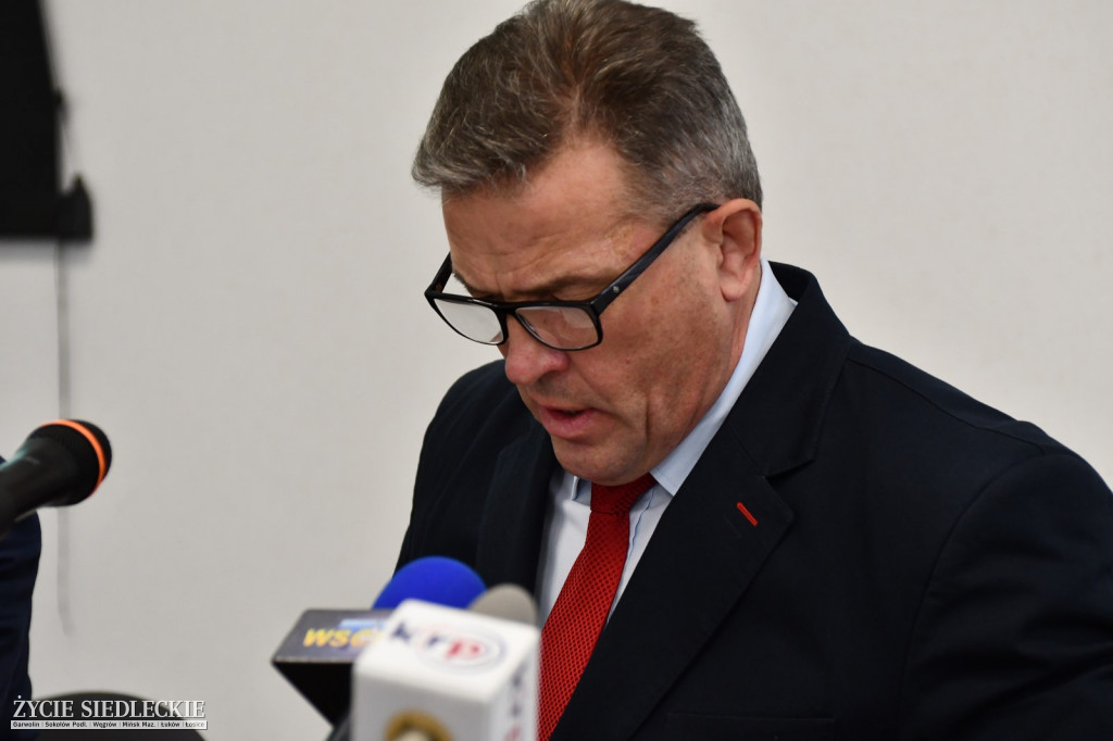 Konferencja prezydenta Sitnika