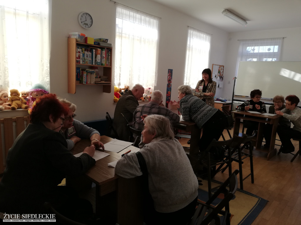 Twórcze spotkanie z węgrowskimi seniorami