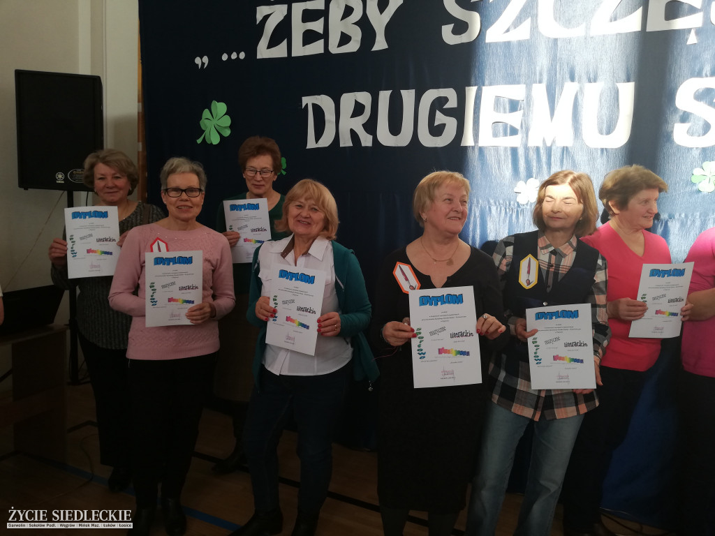 Twórcze spotkanie z węgrowskimi seniorami