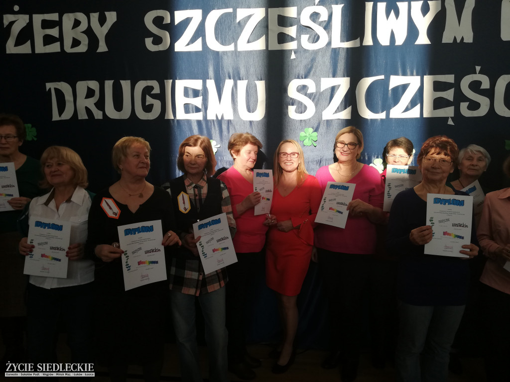 Twórcze spotkanie z węgrowskimi seniorami