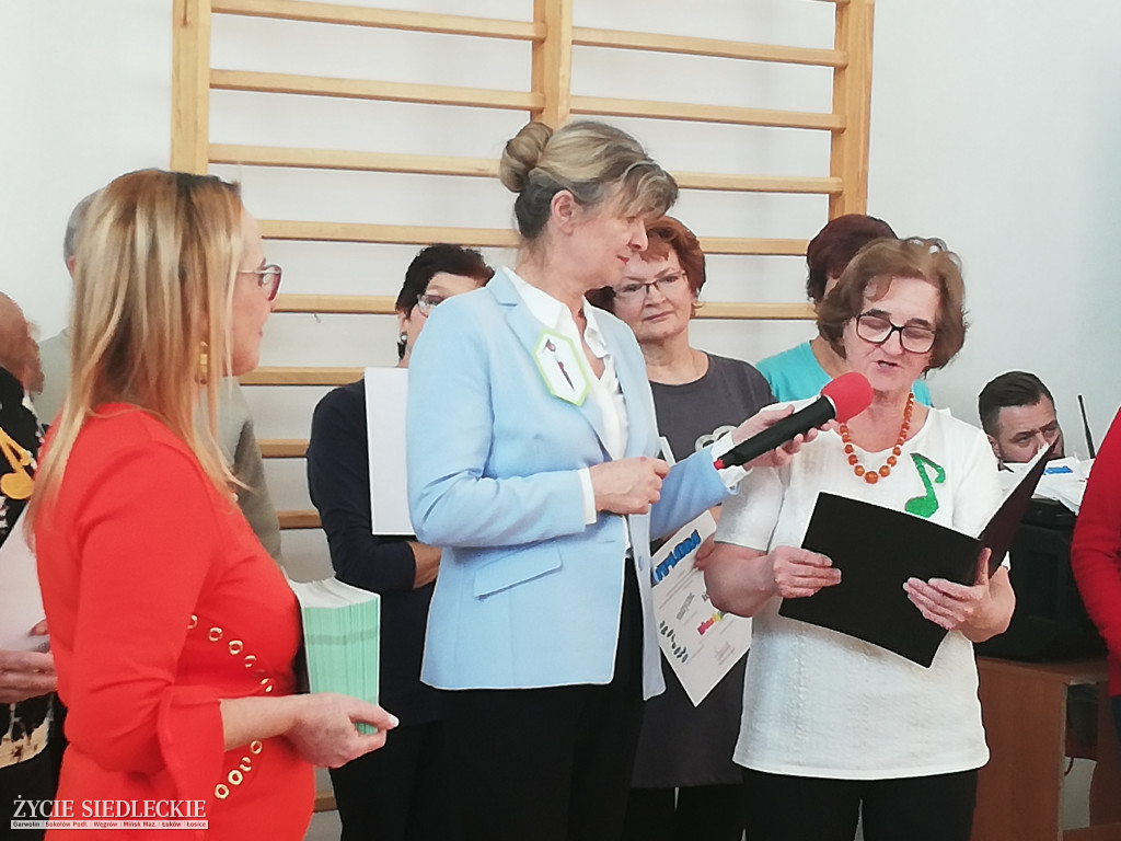 Twórcze spotkanie z węgrowskimi seniorami