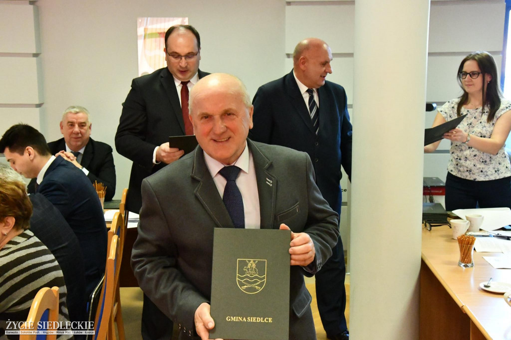 Zaprzysiężenie sołtysów w gminie Siedlce