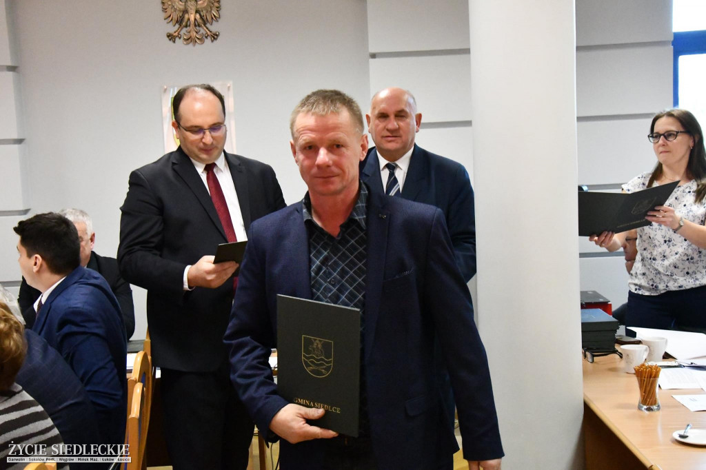 Zaprzysiężenie sołtysów w gminie Siedlce