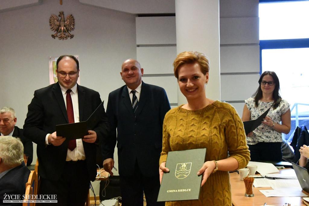 Zaprzysiężenie sołtysów w gminie Siedlce