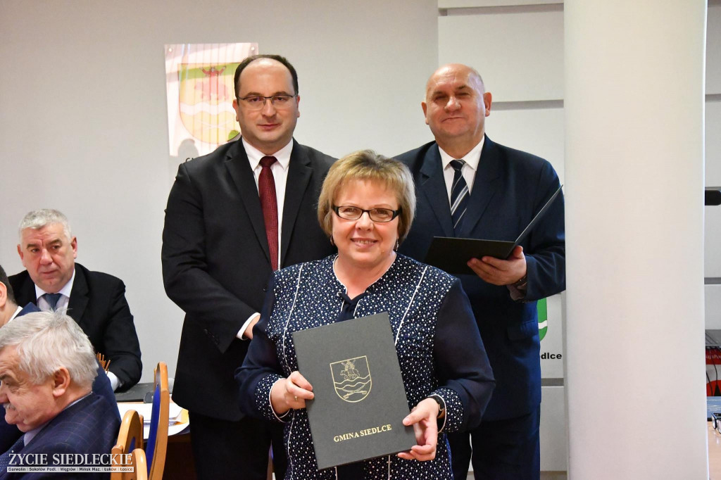 Zaprzysiężenie sołtysów w gminie Siedlce