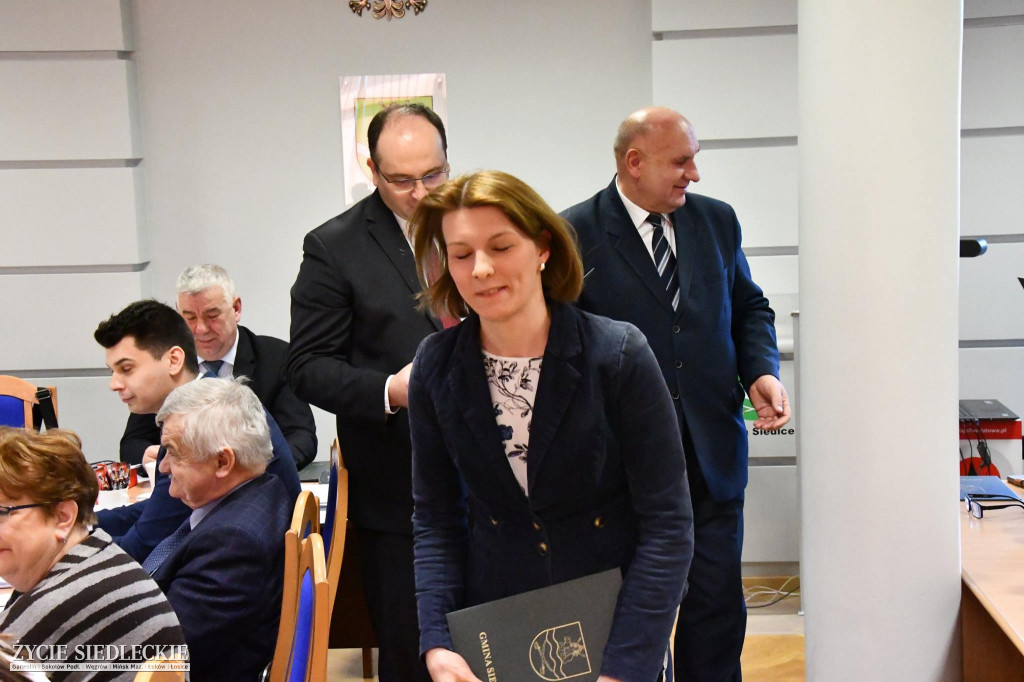 Zaprzysiężenie sołtysów w gminie Siedlce