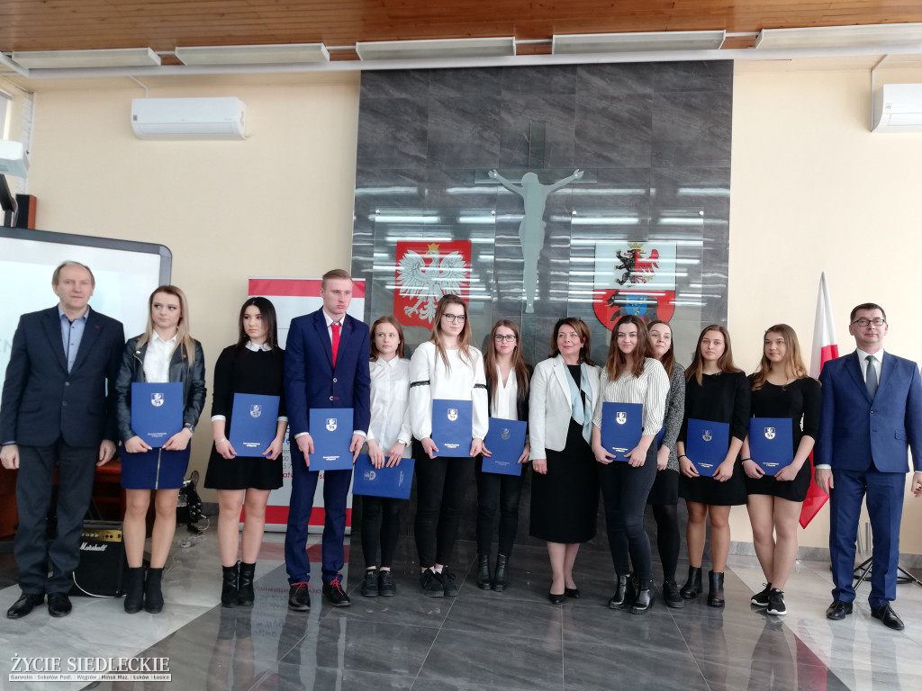 Stypendia Starosty Węgrowskiego rozdane