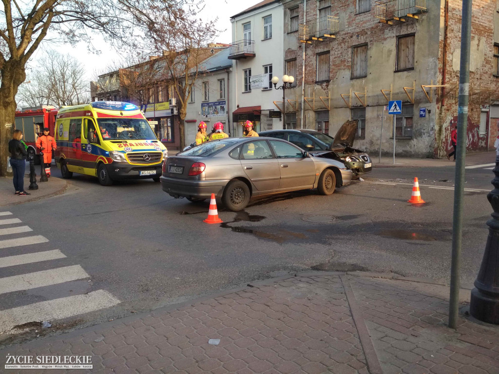 Wypadek w centrum Siedlec