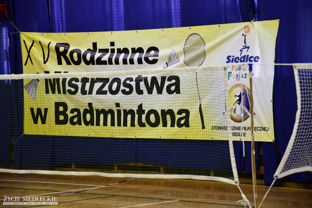 XV Rodzinne Mistrzostwa w Badmintona