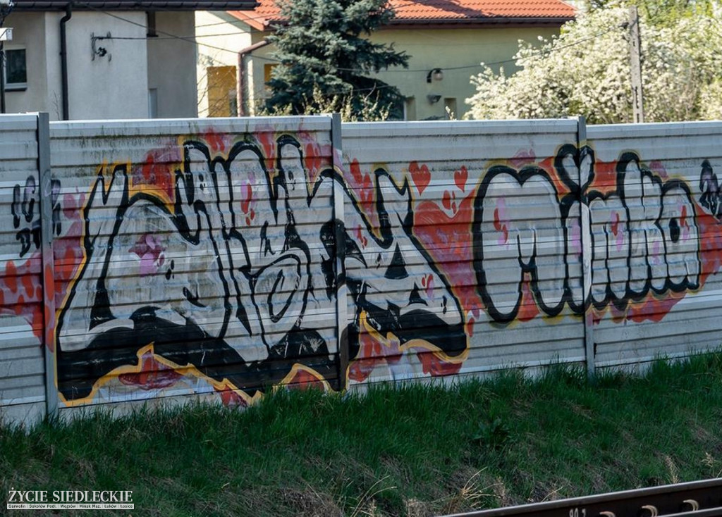 Wandalizm wokół torów