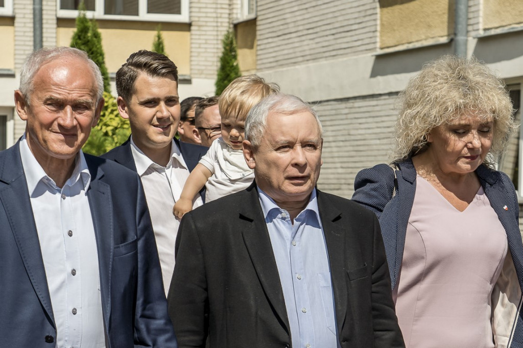 Jarosław Kaczyński w Zbuczynie