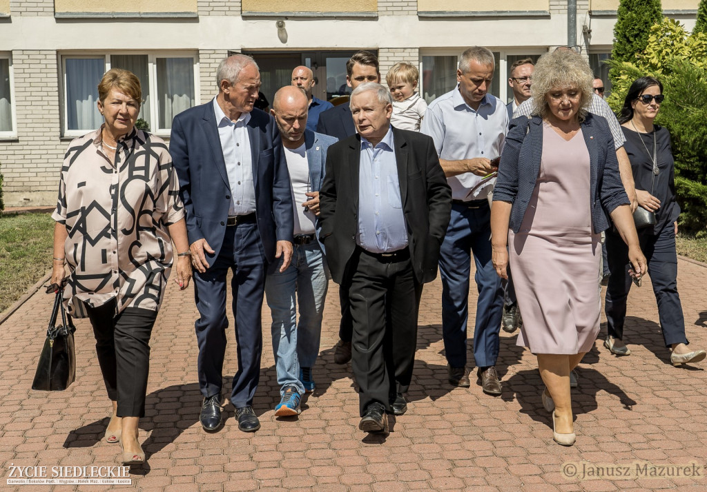 Jarosław Kaczyński w Zbuczynie