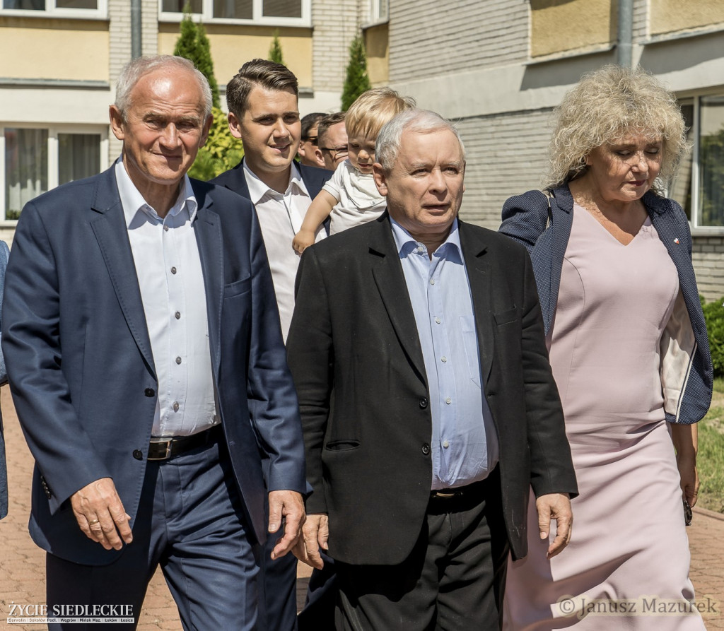 Jarosław Kaczyński w Zbuczynie