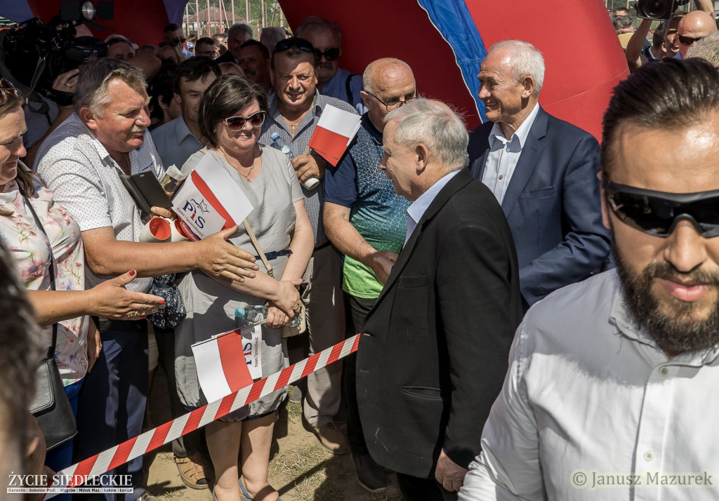 Jarosław Kaczyński w Zbuczynie