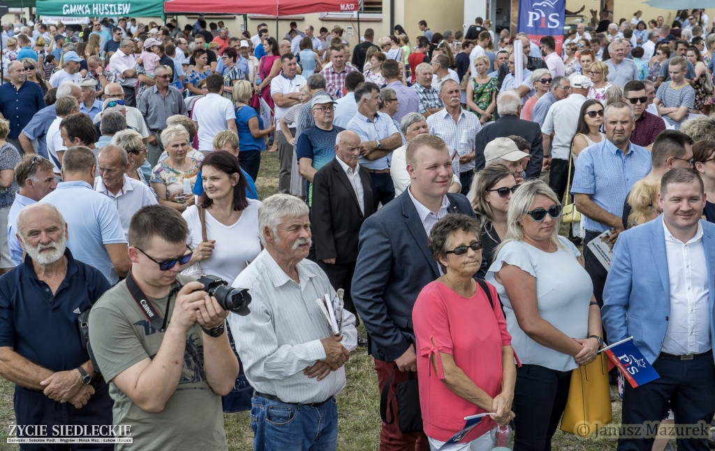 Jarosław Kaczyński w Zbuczynie