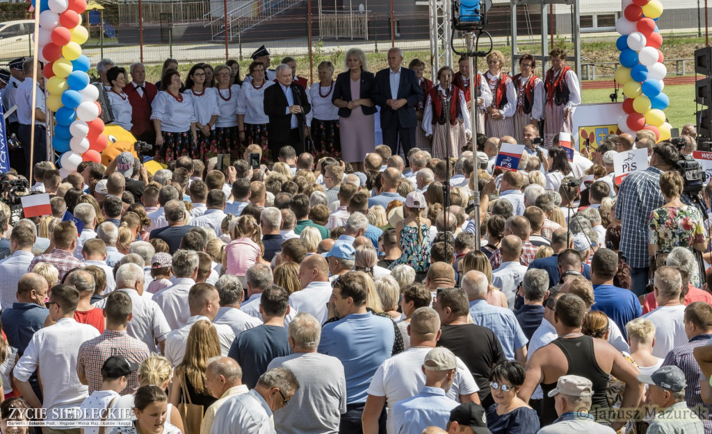 Jarosław Kaczyński w Zbuczynie