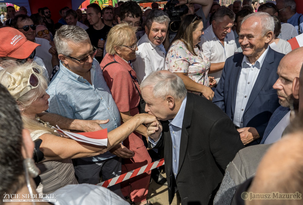 Jarosław Kaczyński w Zbuczynie